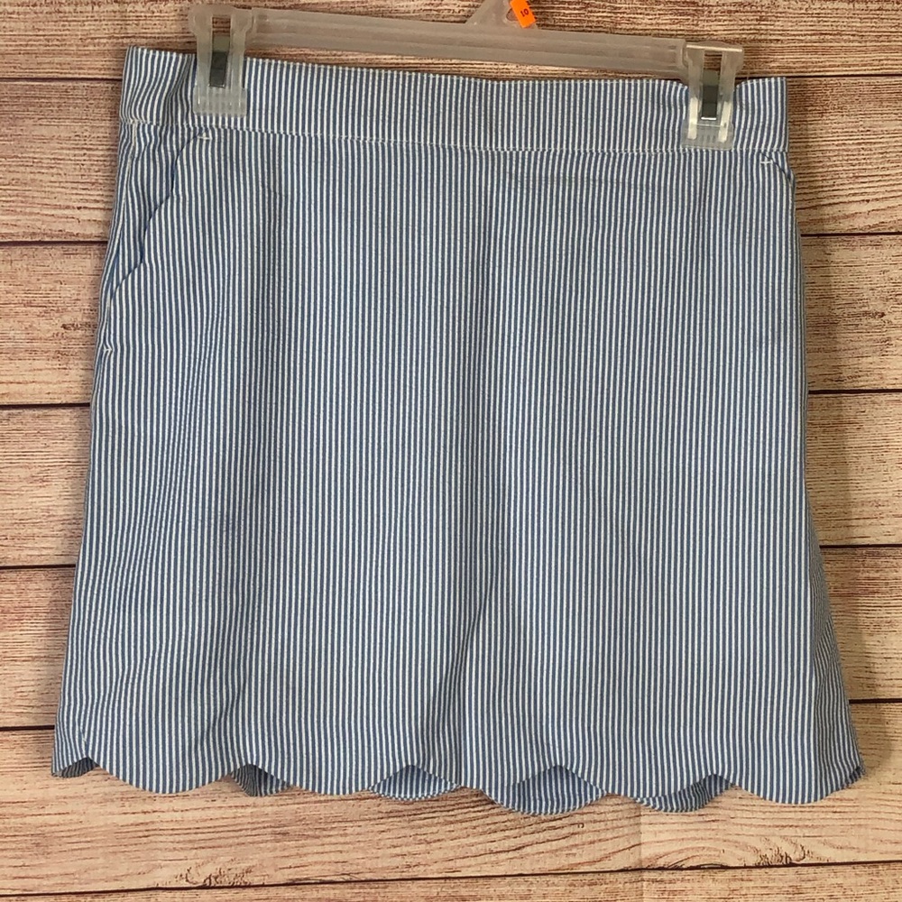 Vineyard Vines Scallop Edge Striped Skort L(14)
